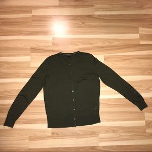 Banana Republic Cardigan in olive/army green